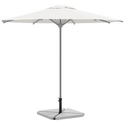 Ensemble de bases de parasols de jardin 5 pcs granit et acier