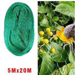 Filet de Protection anti-oiseaux Tr&egrave;s grande taille 20 x 5 m filet pour plantes de jardin