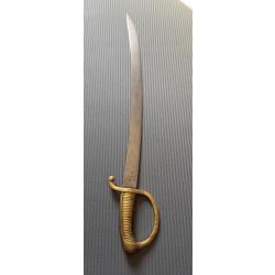 sabre briquet fran&ccedil;ais ann&eacute;e 1813, fabriqu&eacute; par la Manufacture Imp&eacute;riale de Klingenthal