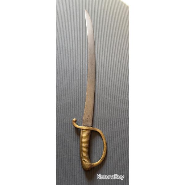 sabre briquet fran�ais ann�e 1813, fabriqu� par la Manufacture Imp�riale de Klingenthal