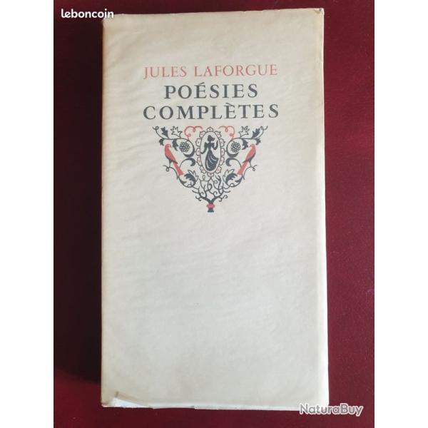 Jules Laforgue Po�sies compl�tes exemplaire num�rot� beau velin Tome 1 neuf