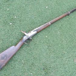 fusil  r&eacute;glementaire 1777 canon 1813 modifi&eacute; percussion parfait pour restauration  manque 1 aiguille