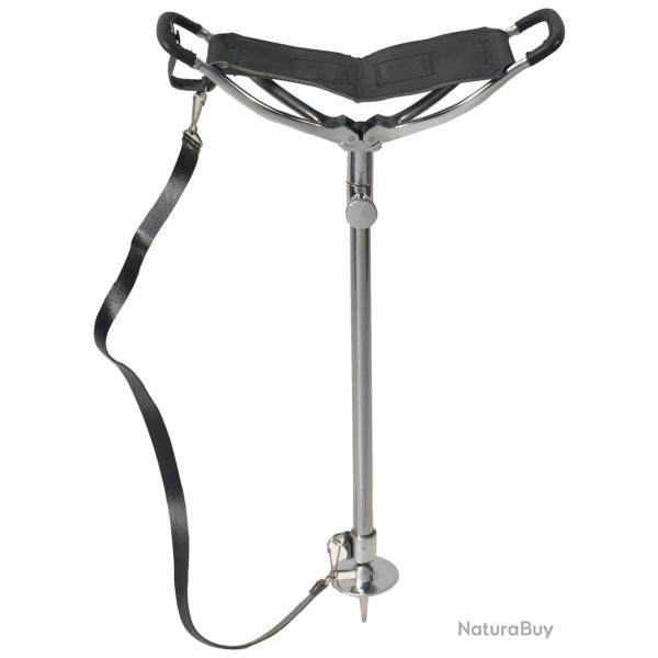 Canne si�ge m�tal r�glable Pisteurs 60/100cm