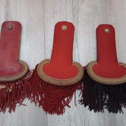 3 &eacute;paulettes de sous officier d'infanterie