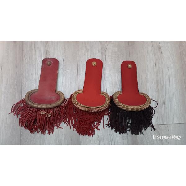 3 �paulettes de sous officier d'infanterie