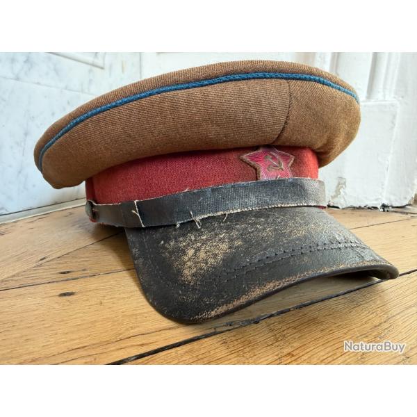 Casquette officier sovi�tique 2�me guerre mondiale mod�le M1935