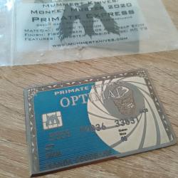 Mummert carte Monkey Edge Primate Express Titanium Card OPTIMAL