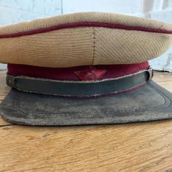 Casquette officier infanterie arm&eacute;e rouge mod&egrave;le M1935 deuxi&egrave;me guerre mondiale