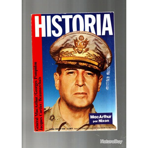 historia 449, pompidou, mac arthur, jacques cartier , tonkin 1884, napol�on III, d'annunzio