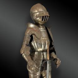 ARMURE OU HARNOIS DE MA&Icirc;TRISE TRAVAIL EUROP&Eacute;EN DU XIX&Egrave;ME SI&Egrave;CLE