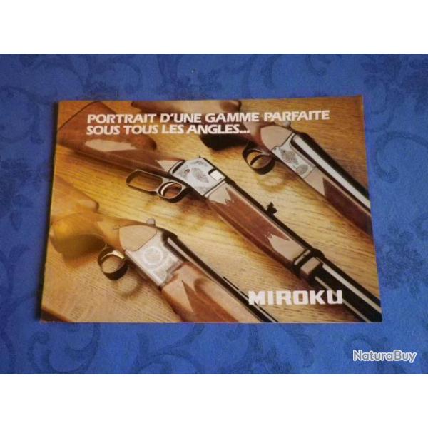 catalogue gamme fusil carabine MIROKU 3700 3800 MS 160 3650 cal.22