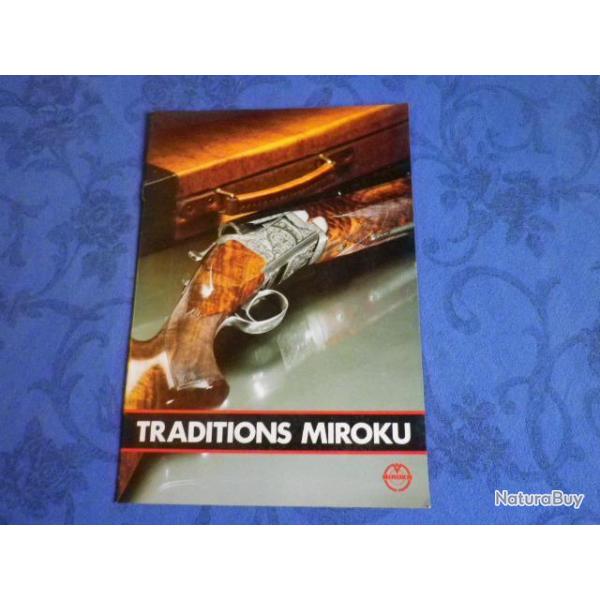 catalogue fusils MIROKU Mle 3000 4800 7000 chasse/trap/skeet 20 pages