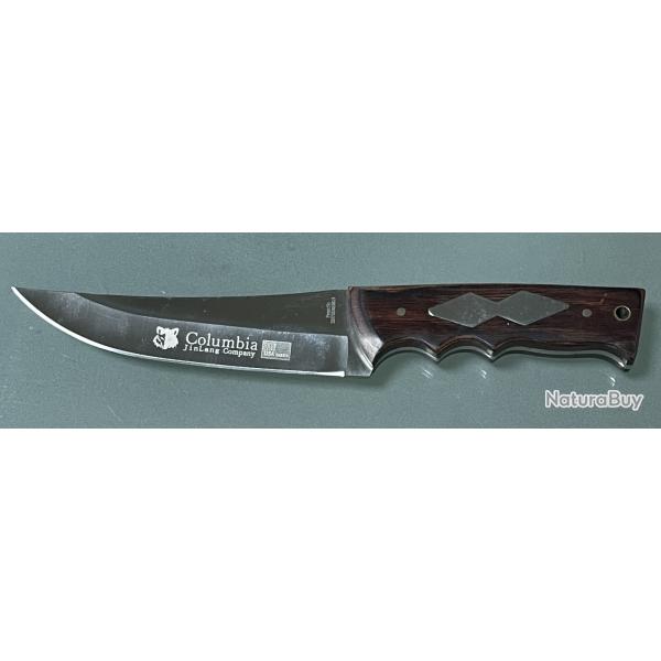 COUTEAU POIGNARD manche bois acier