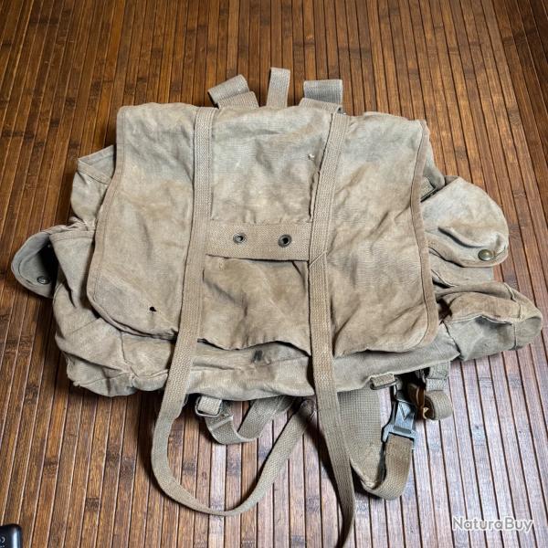 SAC A DOS BERGAM ANGLAIS WW2 TYPE BERGAM FABRICANT PRIV� POUR L'ARM�E