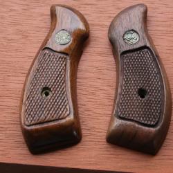 Plaquettes bois Smith et Wesson carcasse K et L Round butt