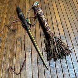 DAGUE POIGNARD ETHNIQUE TRIBAL