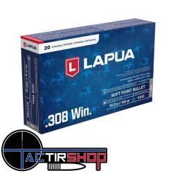 Munitions Lapua Mega 308 Win 185gr E415 boite de 20