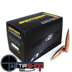 Ogives Berger Solid Bullets 375 Caliber 407 Grain ELR Match boite de 50