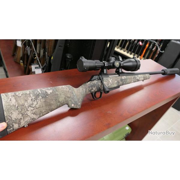 PACK TIR AFFUT  WINCHESTER XPR CAMO STRATA  243 win + LUNETTE + SILENCIEUX  MONTEE /CIBLEE 100M