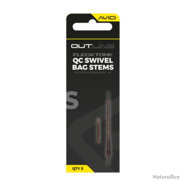 AVID CARP OUTLINE FLECKTONE SHORT BAG STEM - QC AVID CARP