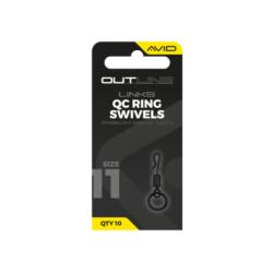 AVID CARP OUTLINE QC RING SWIVEL - SIZE 11 AVID CARP