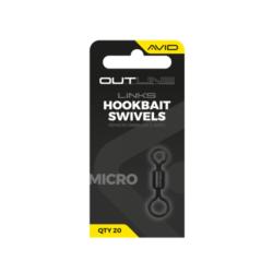 AVID CARP OUTLINE MICRO HOOKBAIT SWIVEL AVID CARP