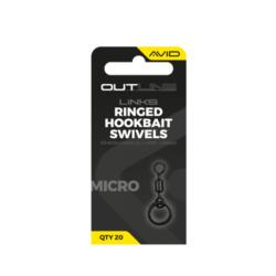 AVID CARP OUTLINE MICRO RINGED HOOKBAIT SWIVEL AVID CARP