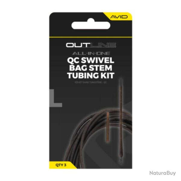 AVID CARP OUTLINE BAG STEM TUNGSTEN TUBING KIT - QC AVID CARP