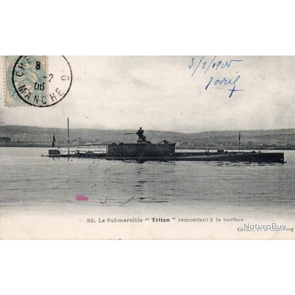Carte Postale Ancienne - Le Sous-Marin Triton -N�7689