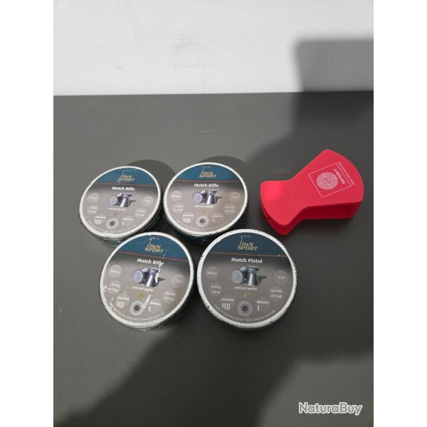 lot de 4 boites H&N Plombs