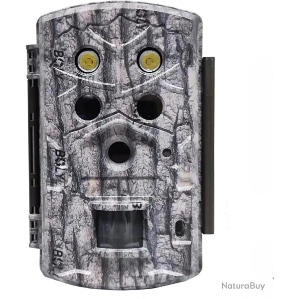 Cam�ra de Chasse 45MP 4K HD Vision Nocturne 30m D�tection Rapide IP66 Surveillance Faune