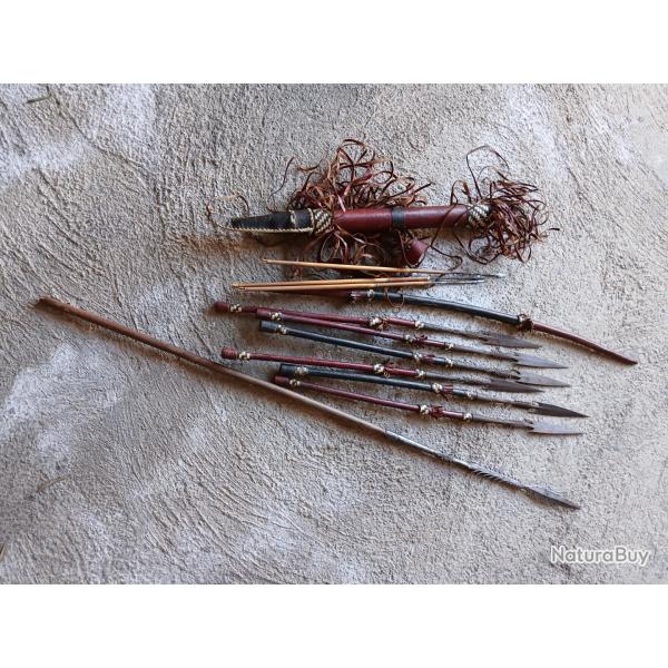 Lot d'art Africain et sagaies