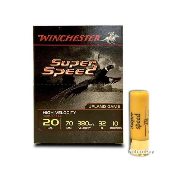 Cartouches WINCHESTER Calibre 20/70mm SUPER SPEED 32G n�6 x10