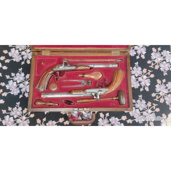 Coffret paire de pistolets de duel AMR calibre 44