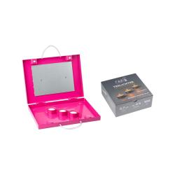 EUROHUNT Chaufferette &agrave; Bougies Chauffe-plat Rose - Chauffage d'Aff&ucirc;t avec 100 Bougies