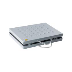 EUROHUNT Chauffe-plat &agrave; Bougie Silver - Chauffage d'Aff&ucirc;t Nomade