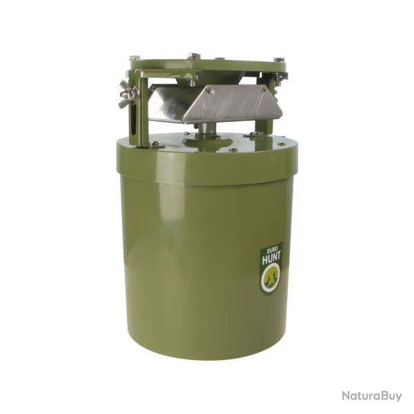 EUROHUNT Automatic Feeder Light 12V - Agraineuse Automatique Solaire pour la Chasse