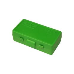 MTM Case-Gard - Bo&icirc;te P50-44-10 50 coups .44 Rem Mag / .45 LC Verte