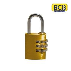 Cadenas 25mm BCB &agrave; combinaison 3 chiffres