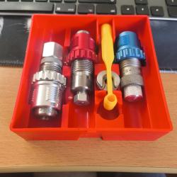 JEU D'OUTILS 3 PIECES 9mm LUGER AVEC SHELLHOLDER