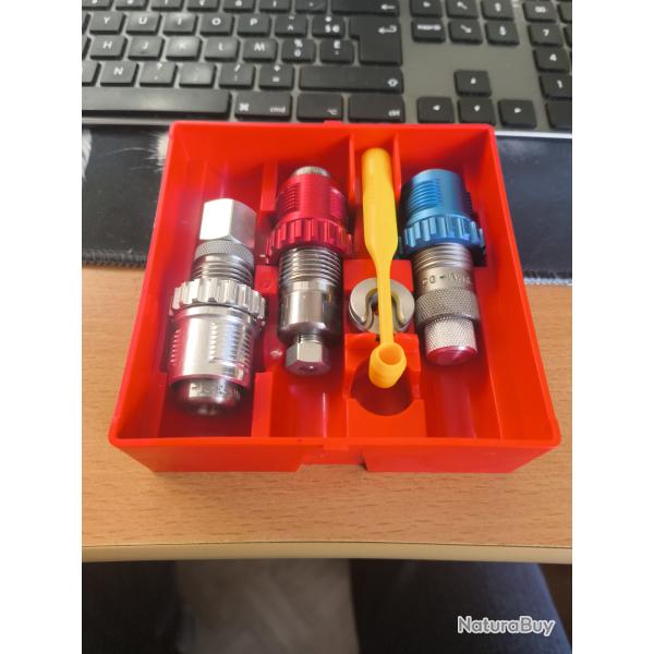 JEU D'OUTILS 3 PIECES 9mm LUGER AVEC SHELLHOLDER