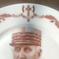Assiette Vichy P&eacute;tain