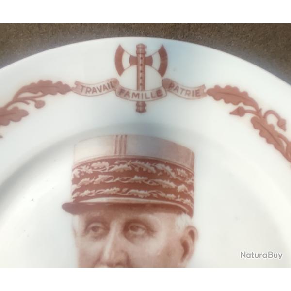 Assiette Vichy P�tain