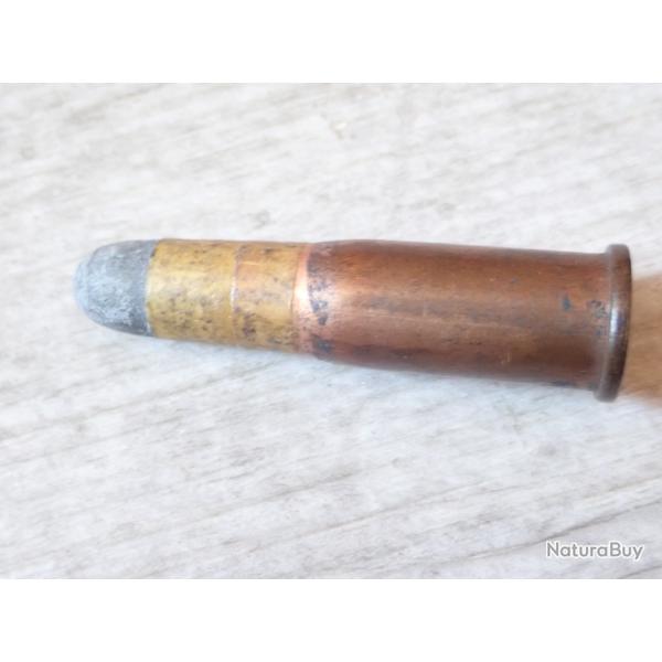 1 CARTOUCHE 10.4x38R VETTERLI MODELE 1878 PERCUSSION ANNULAIRE