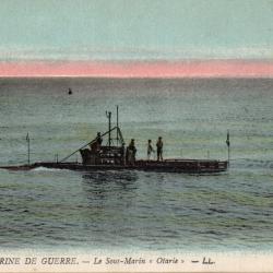 Carte Postale Ancienne - Marine de Guerre - Le Sous-Marin &laquo; Otarie &raquo; -N&deg;7693