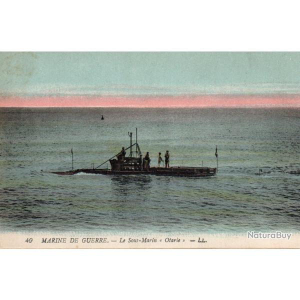 Carte Postale Ancienne - Marine de Guerre - Le Sous-Marin � Otarie � -N�7693