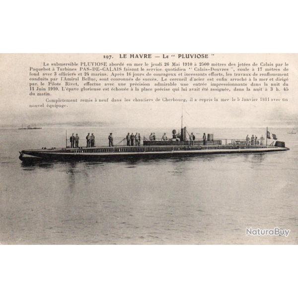 Carte Postale Le Havre - Le "PLUVIOSE" -N�7695