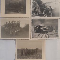 5 photos 2eDB (?) Touraine Ardennes 1945
