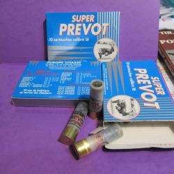 30 Cartouches chevrotines cal 16/67 SUPER PREVOT 23G