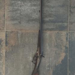 FUSIL JUXTAPOSE St ETIENNE A CHIENS TYPE LEFAU6CHEUX CAL 16